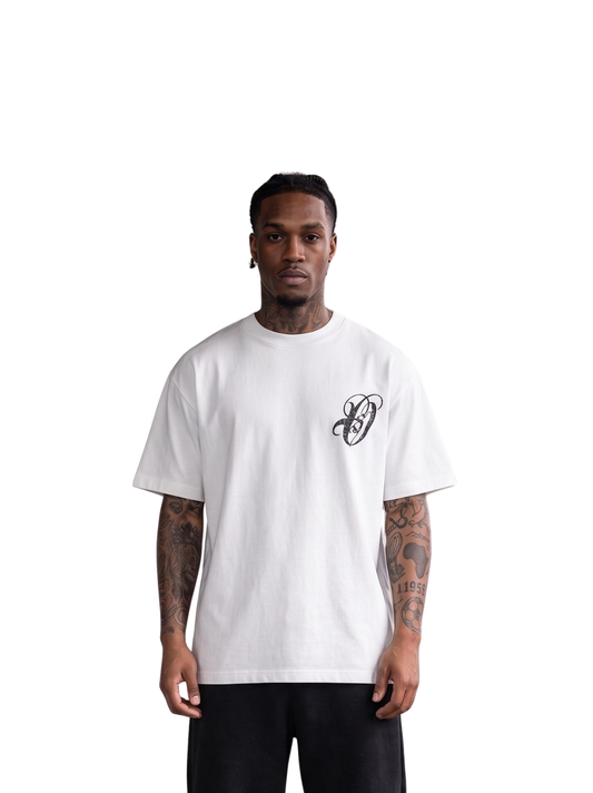 Oversized T-shirt by Ostentious and unseen grail. Graphic cotton t-shirt. local streetwear brands south africa. female and male.