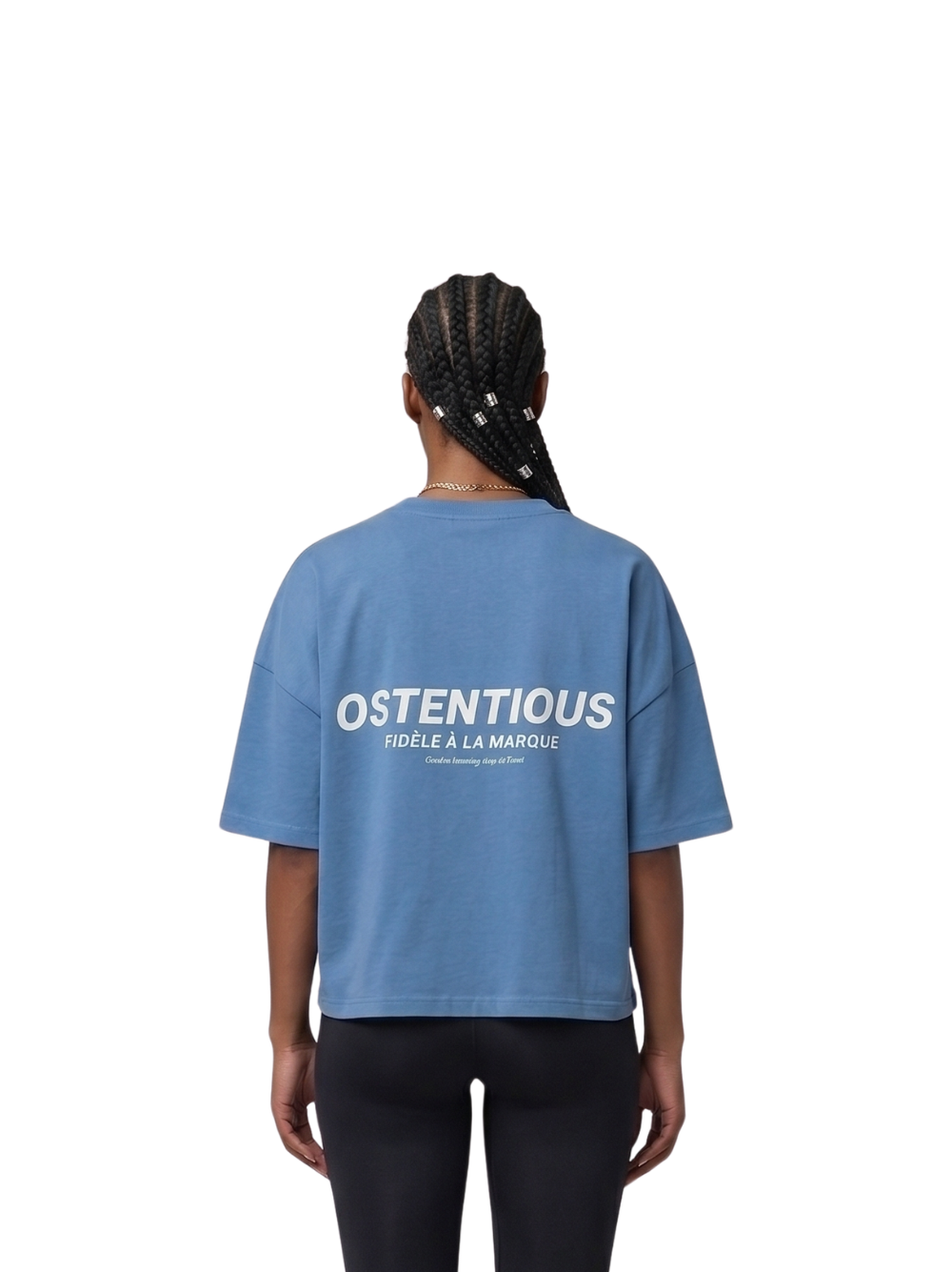 Oversized T-shirt by Ostentious and unseen grail. Graphic cotton t-shirt. local streetwear brands south africa. female and male.