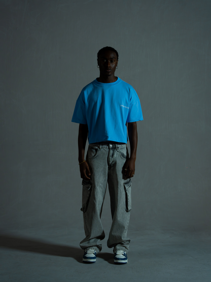 Oversized T-shirt by Ostentious and unseen grail. Graphic cotton t-shirt. local streetwear brands south africa. female and male.