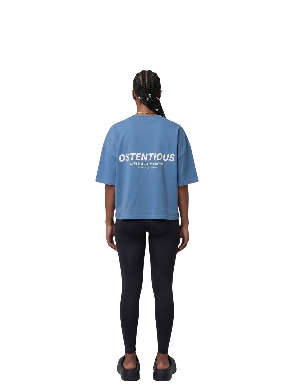 Oversized T-shirt by Ostentious and unseen grail. Graphic cotton t-shirt. local streetwear brands south africa. female and male.