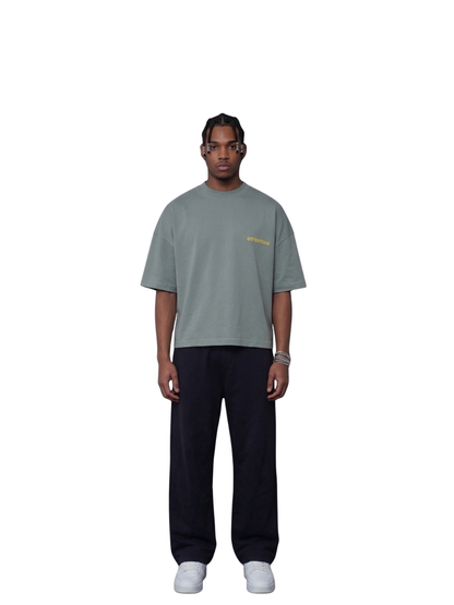 Oversized T-shirt by Ostentious and unseen grail. Graphic cotton t-shirt. local streetwear brands south africa. female and male.