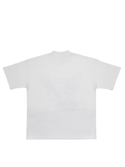 Oversized T-shirt by Ostentious and unseen grail. Graphic cotton t-shirt. local streetwear brands south africa. female and male.