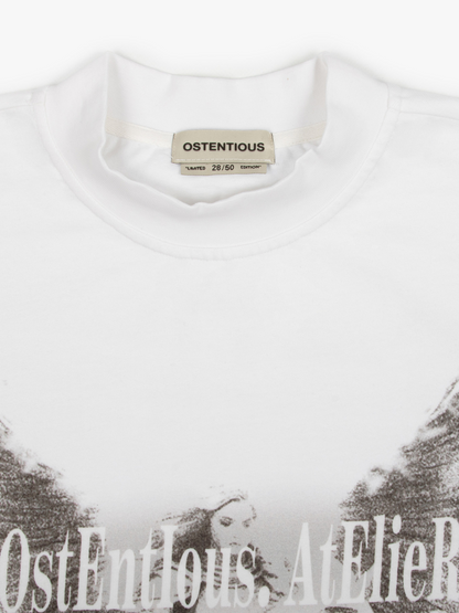 Oversized T-shirt by Ostentious and unseen grail. Graphic cotton t-shirt. local streetwear brands south africa. female and male.
