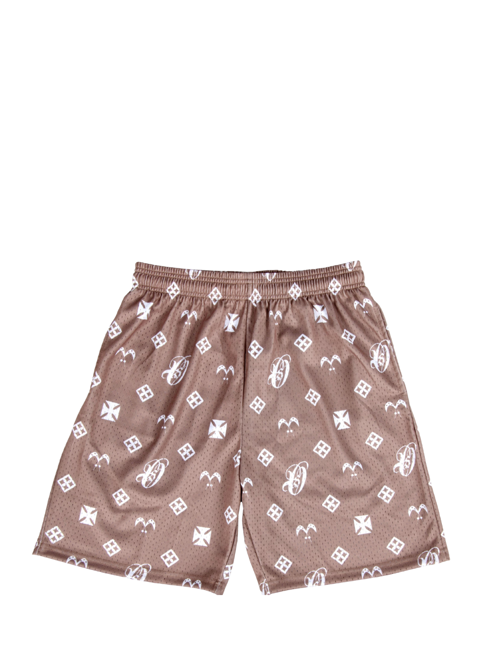 Oversized shorts by Ostentious and unseen grail. graphic shorts. local streetwear brands south africa. female and male.