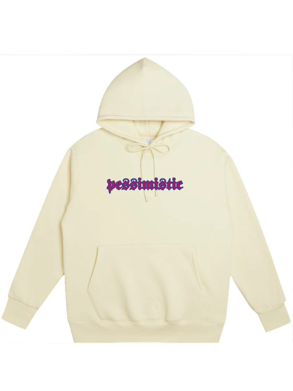 Pessimistic Love Hurts Hoodie Beige