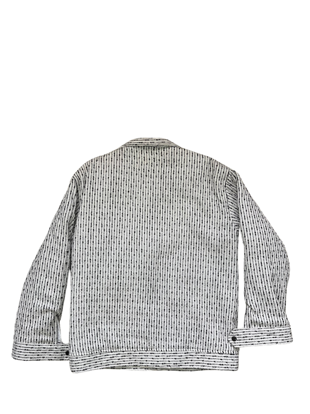 RC7 white jacket formal at unseen grail. local brands south africa. streetwear. men and women. mock up back