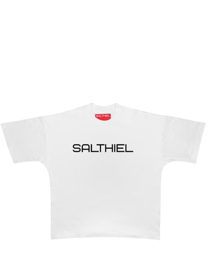 Salthiel white toversized graphic t shirt at unseen grail. local brands south africa. streetwear. men and women. mock up