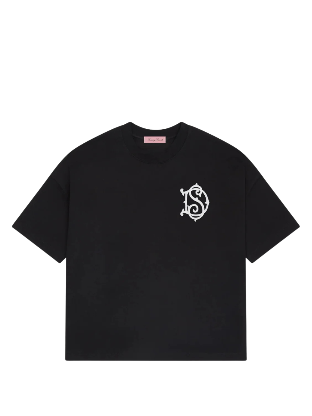 Shanay Davids black oversized graphic t shirt at unseen grail. local brands south africa. streetwear. men and women. studio image. galxboy. bantu.