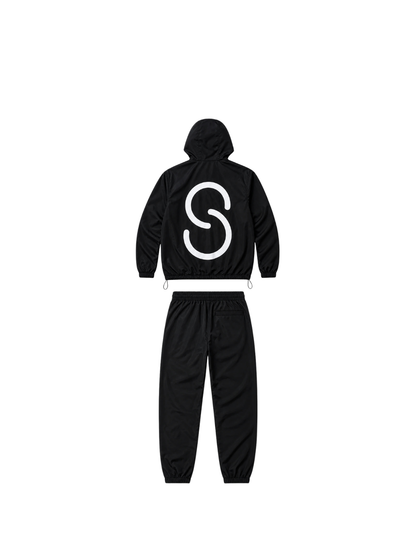 Street Code tracksuit. local brands from south africa found at Unseen Grail. men and women. flatlay back