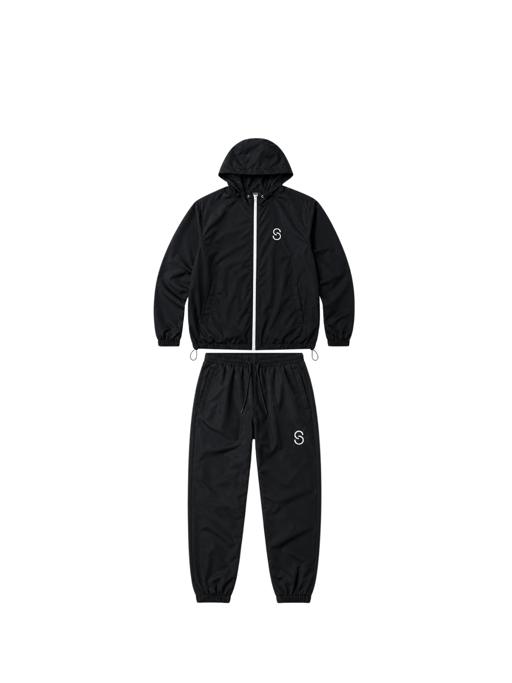 Street Code tracksuit. local brands from south africa found at Unseen Grail. men and women. flatlay front