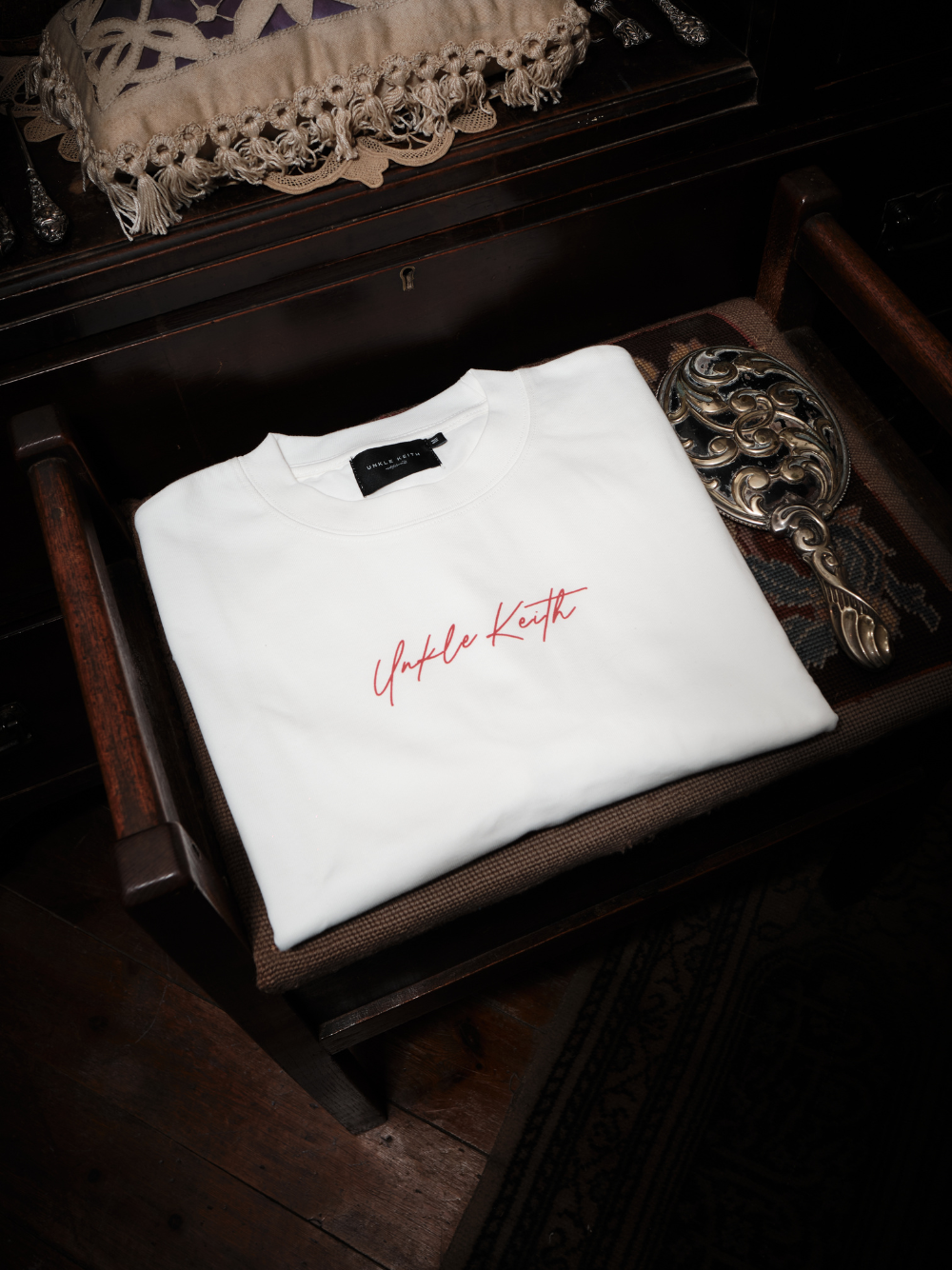 Unkle Keith Signiture White T-Shirt