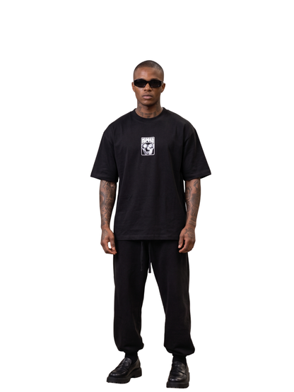 Cancelwear Ispoko 5 Panel Black T-Shirt