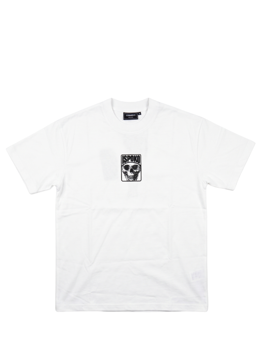 Cancelwear Ispoko 5 Panel White T-Shirt