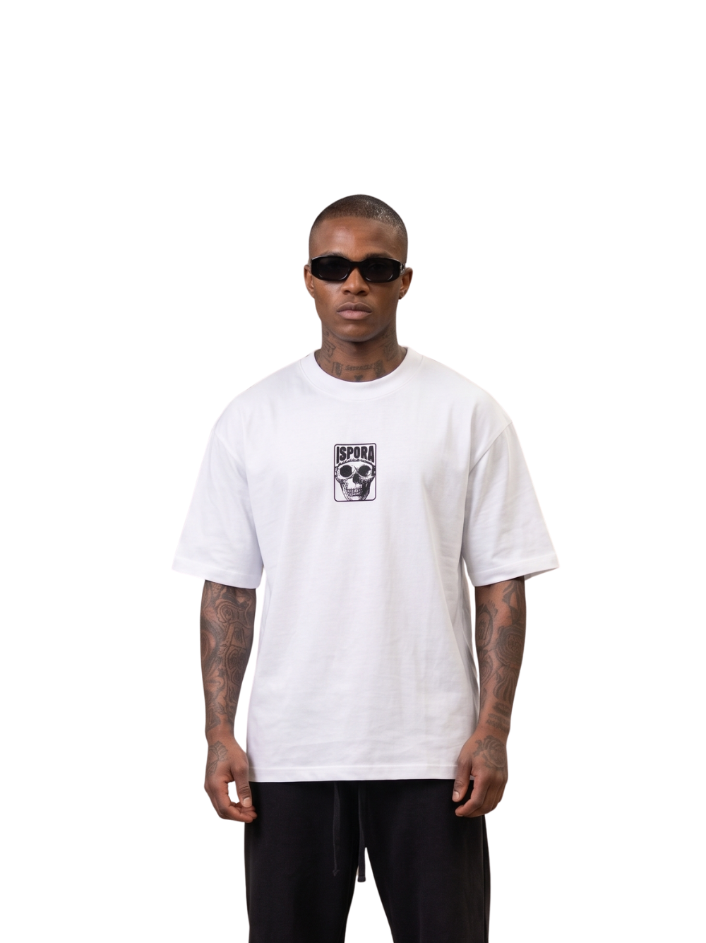 Cancelwear Ispoko 5 Panel White T-Shirt