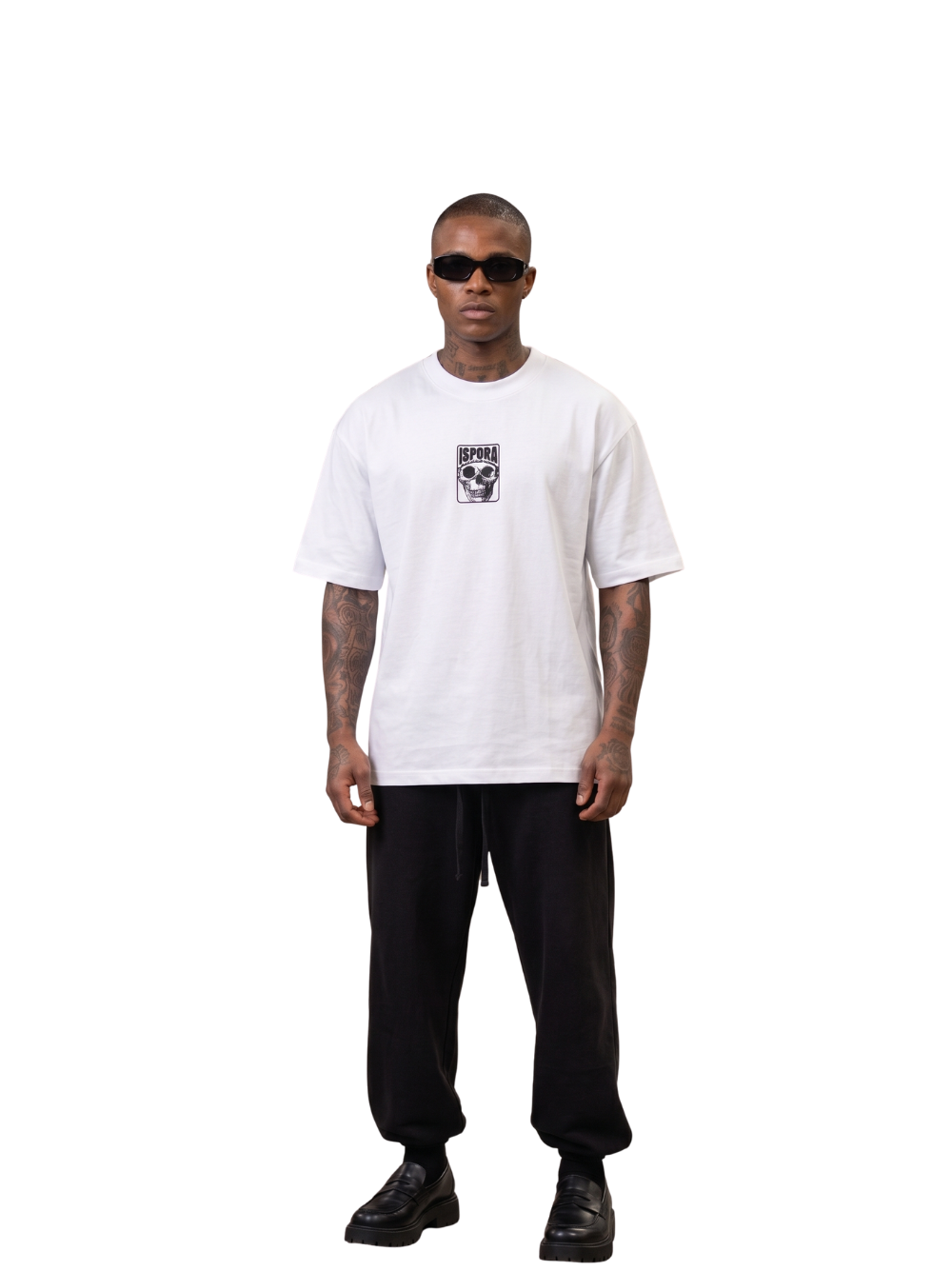 Cancelwear Ispoko 5 Panel White T-Shirt