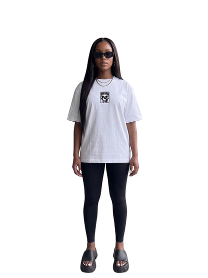 Cancelwear Ispoko 5 Panel White T-Shirt