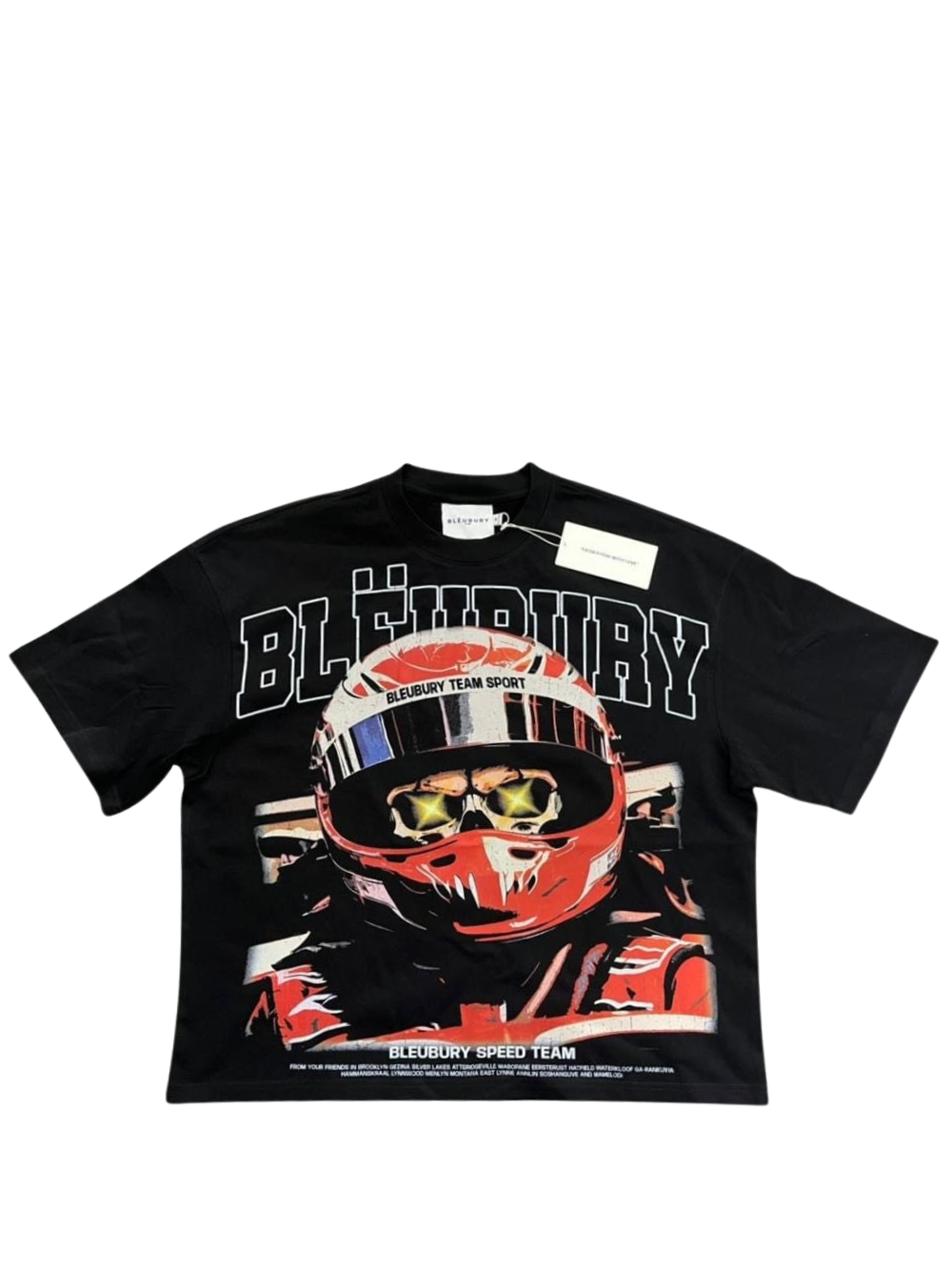 Blue Bury Race Black T-Shirt