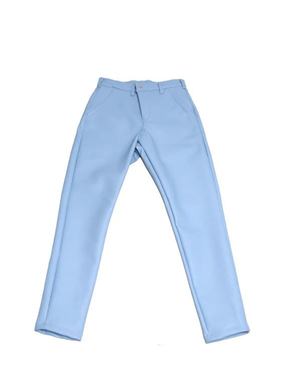 Notivsale Blue Leather Pants