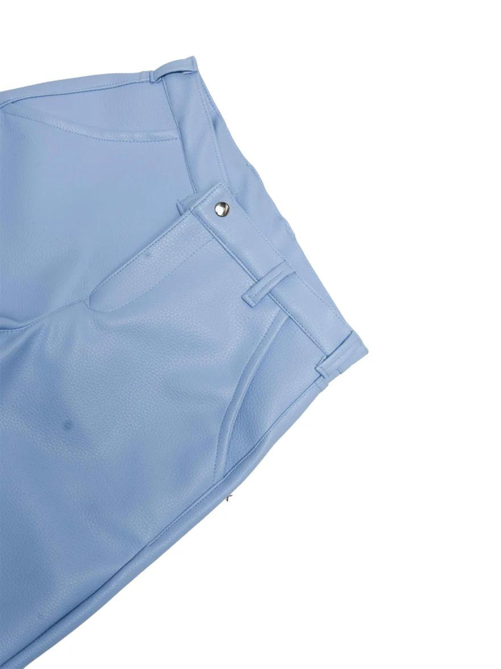 Notivsale Blue Leather Pants