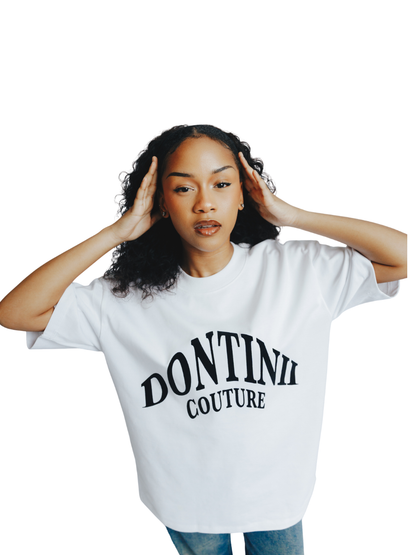 dontinii oversized t-shirt at unseen grail. local brands south africa. streetwear. men and women.