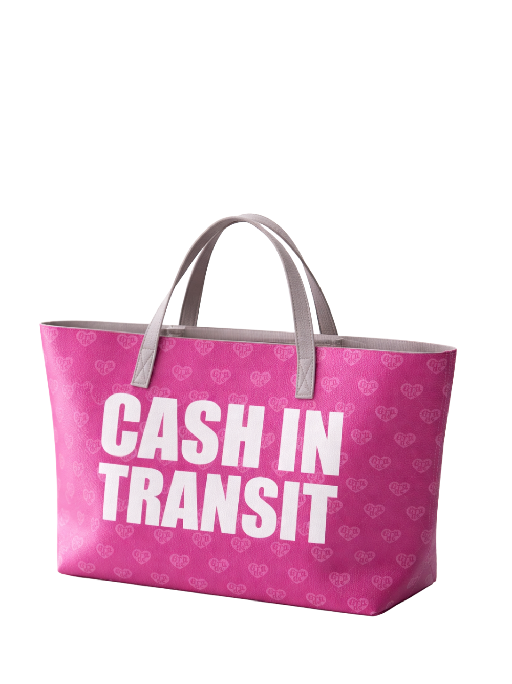 grade africa pink handbag totebag at unseen grail. local brands south africa. streetwear. men and women. studio image side front