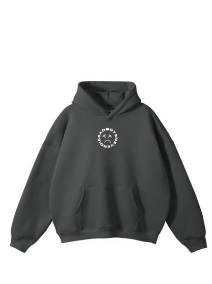 Sadboysneverdie Grey Oversized Hoodie