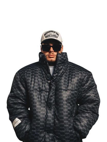 Micael Matthews Black Puffer Jacket