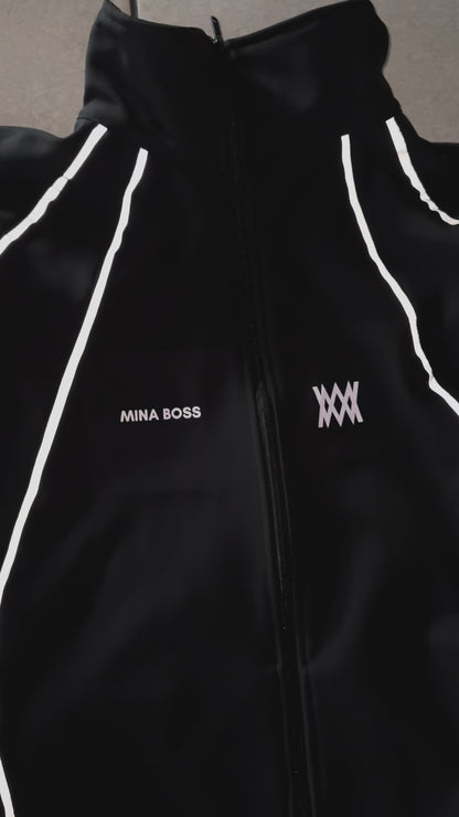 Mina Boss CEO Black Tracksuit
