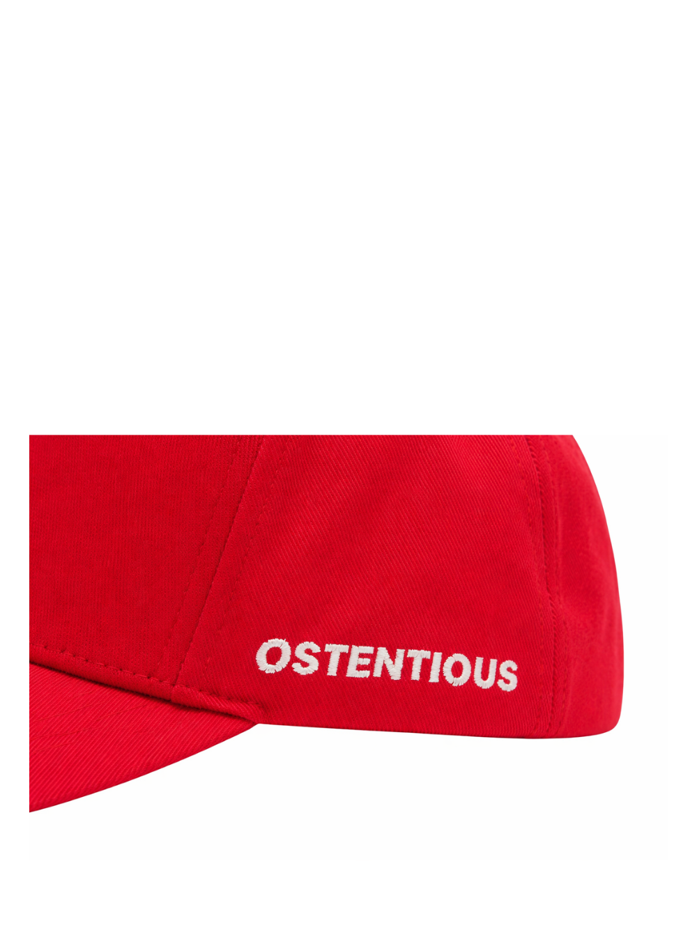 red baseball cap from unseen grail and ostentious adjustable