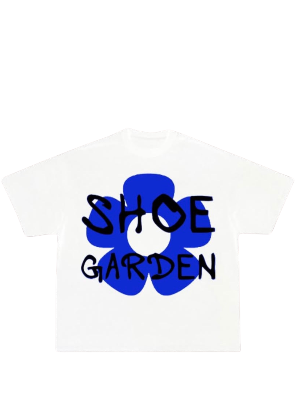 shoe garden white oversized tshirt at unseen grail. men and women. south africa top local brands all at unseen grail. studio image 